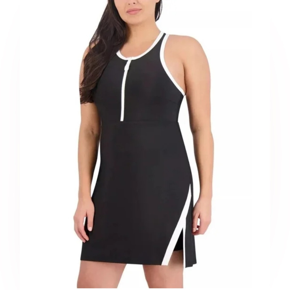 SAGE Ladies' Active Dress with Shorts, Black, Small